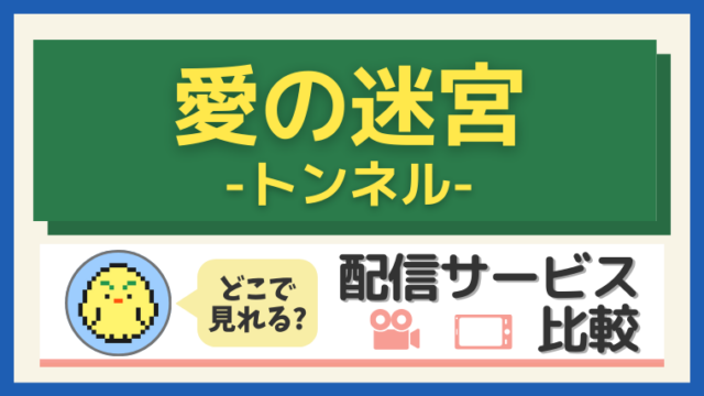 「愛の迷宮 -トンネル-」はどこで見れる？